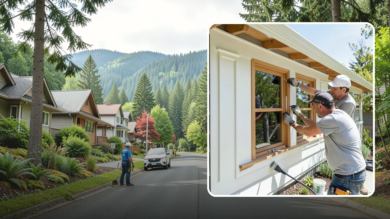 Exterior Trim Painting in Darrington, Snohomish County, WA - Exterior trim painting renews the fascia, soffits, corners, and window casings that outline your home.