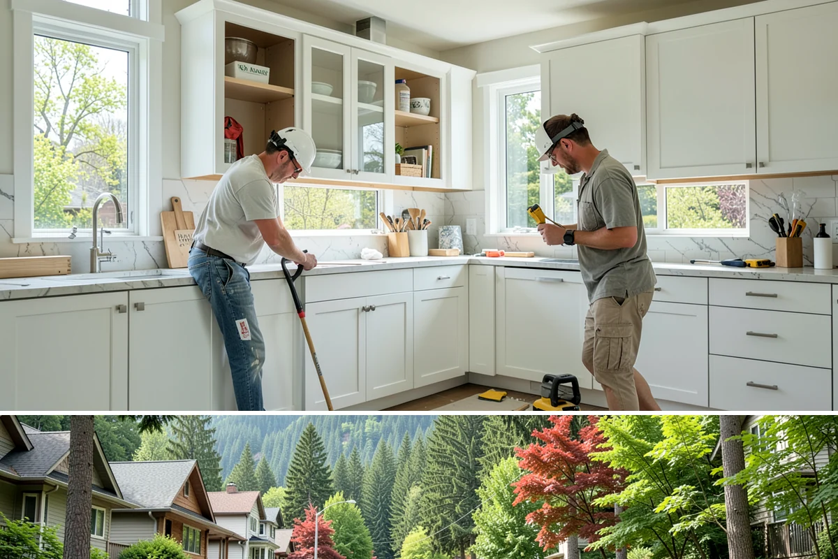 Exterior Trim Painting in Darrington, Snohomish County, WA - Exterior trim painting belongs in the dry season, from late spring to early fall, for proper adhesion and curing.