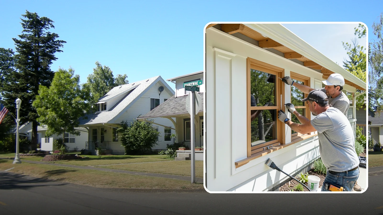 Exterior Trim Painting in DuPont, Pierce County, WA - Exterior trim painting renews the fascia, soffits, corners, and window casings that outline your home.