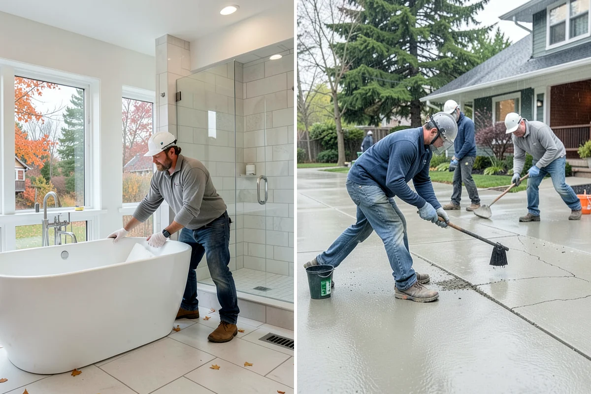 Exterior Trim Painting in DuPont, Pierce County, WA - Wash and scrape the trim, fascia, and soffits