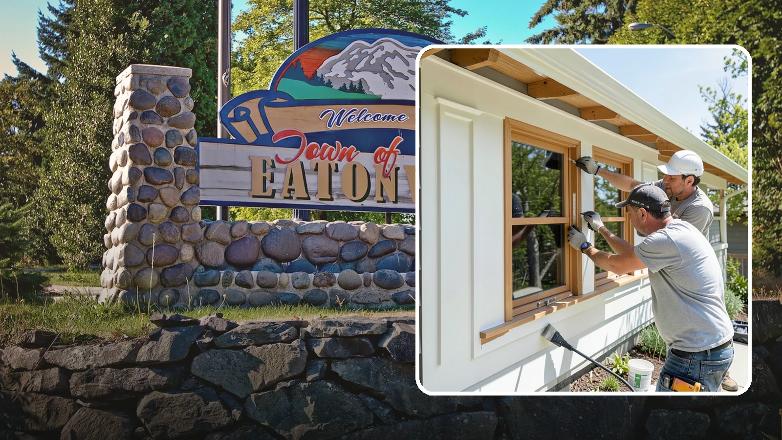 Exterior Trim Painting in Eatonville, Pierce County, WA - Exterior trim painting renews the fascia, soffits, corners, and window casings that outline your home.