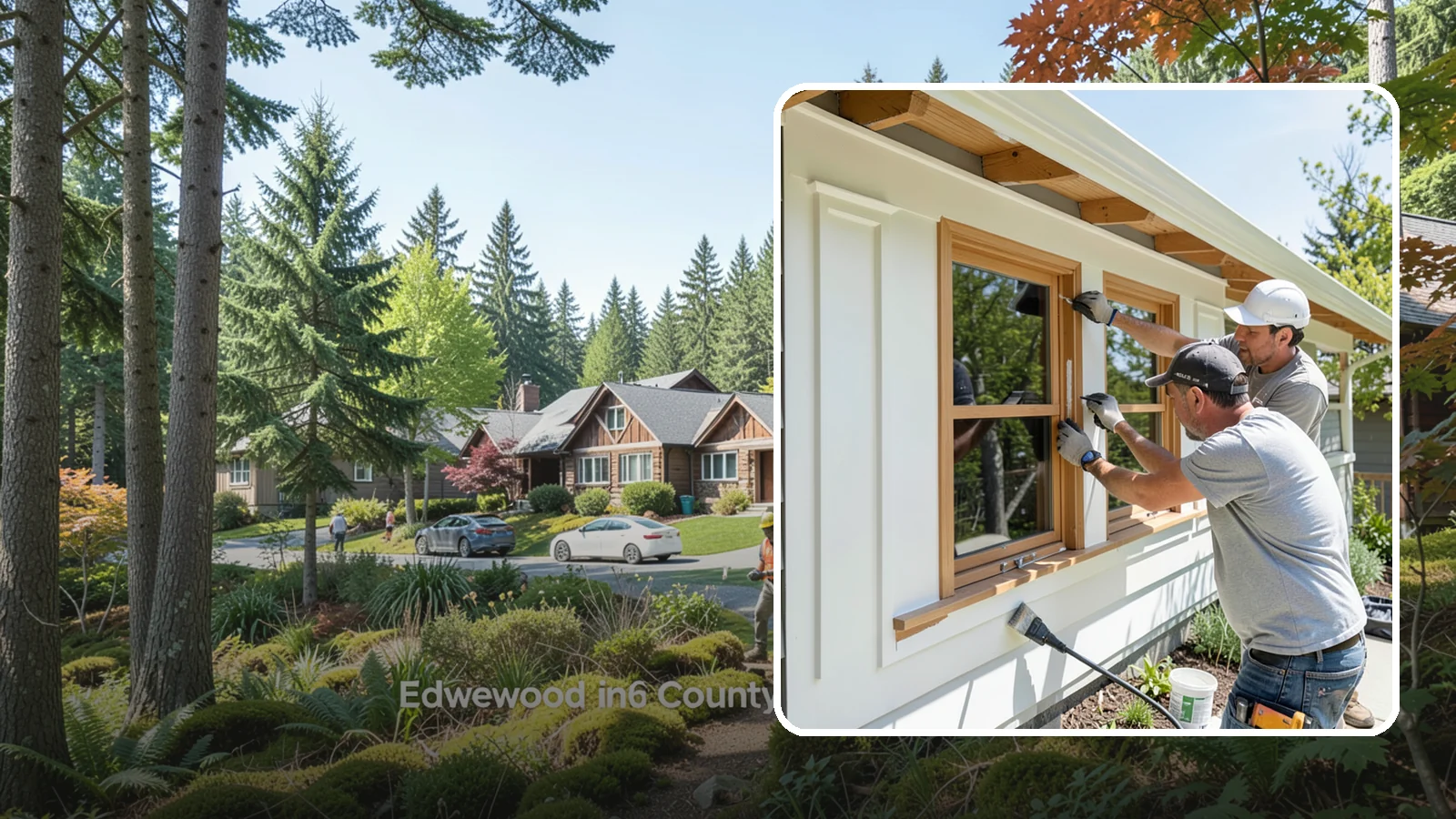 Exterior Trim Painting in Edgewood, Pierce County, WA - Exterior trim painting renews the fascia, soffits, corners, and window casings that outline your home.