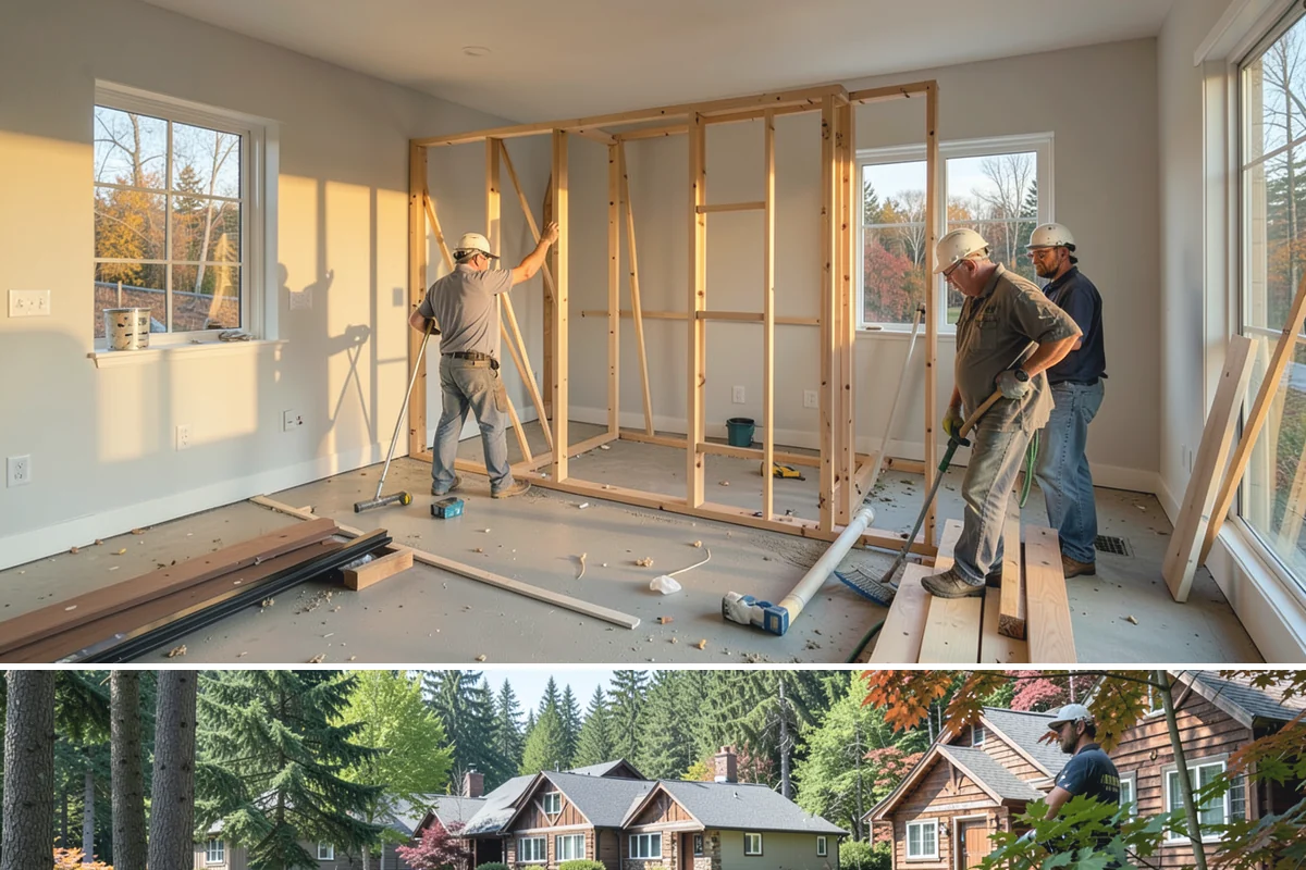 Exterior Trim Painting in Edgewood, Pierce County, WA - Exterior trim painting belongs in the dry season, from late spring to early fall, for proper adhesion and curing.