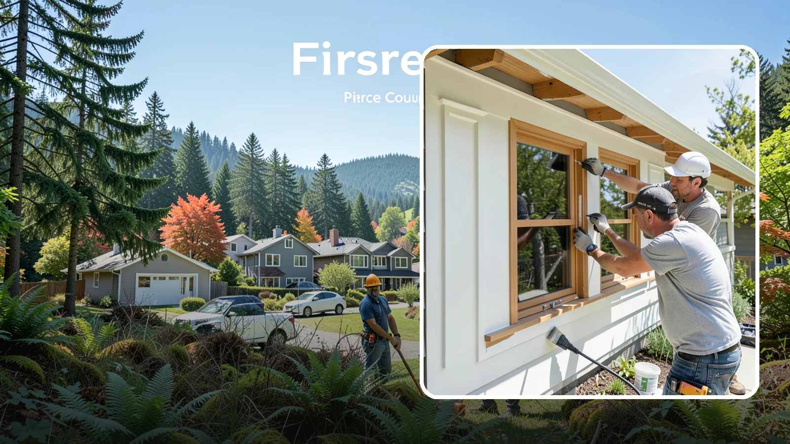 Exterior Trim Painting in Fircrest, Pierce County, WA - Exterior trim painting renews the fascia, soffits, corners, and window casings that outline your home.