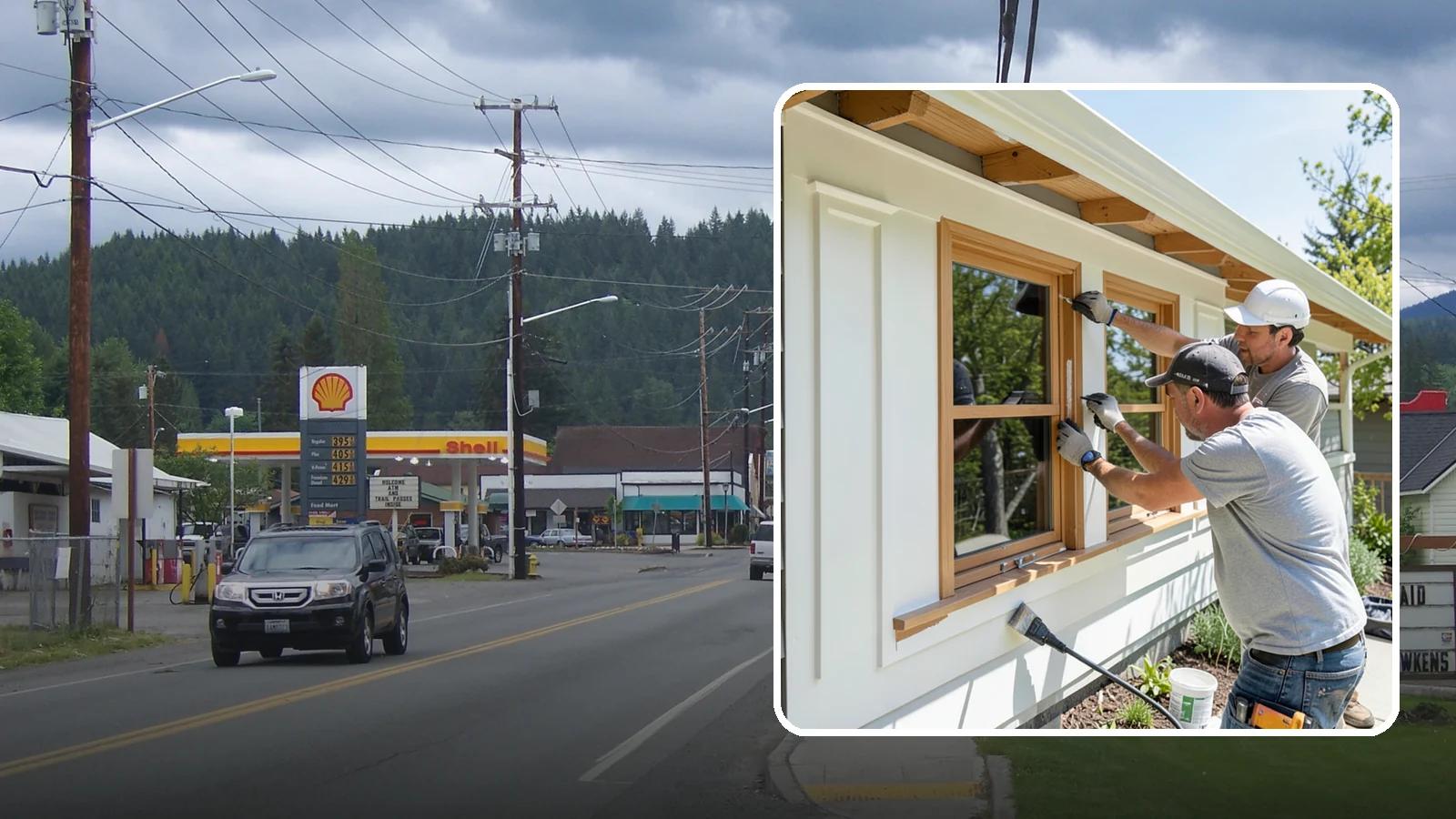 Exterior Trim Painting in Granite Falls, Snohomish County, WA - Exterior trim painting renews the fascia, soffits, corners, and window casings that outline your home.