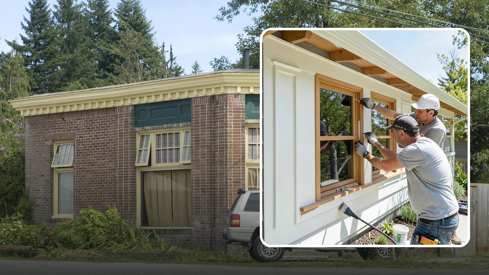 Exterior Trim Painting in Hamilton, Skagit County, WA - Exterior trim painting renews the fascia, soffits, corners, and window casings that outline your home.