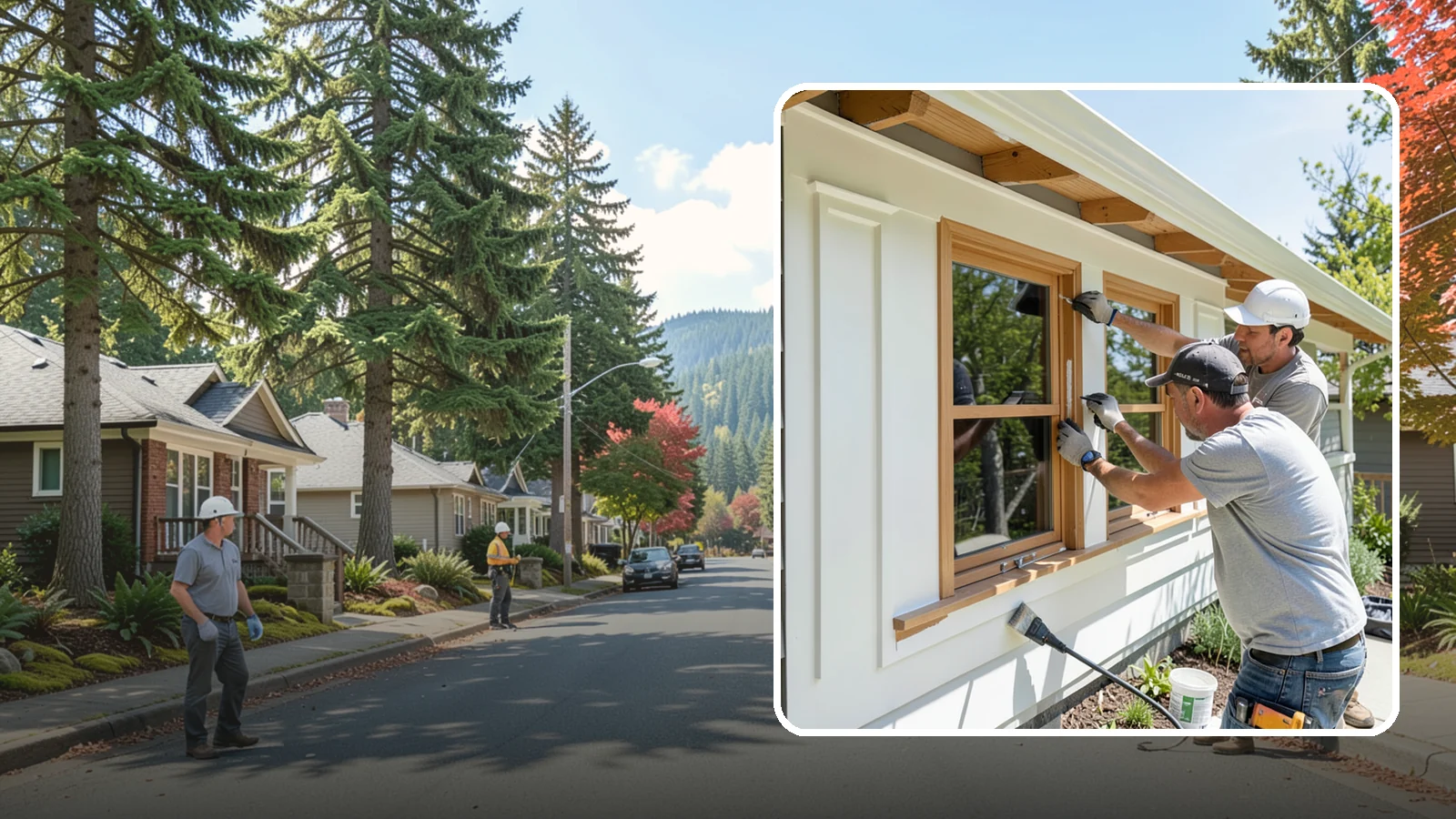 Exterior Trim Painting in Hunts Point, King County, WA - Exterior trim painting renews the fascia, soffits, corners, and window casings that outline your home.
