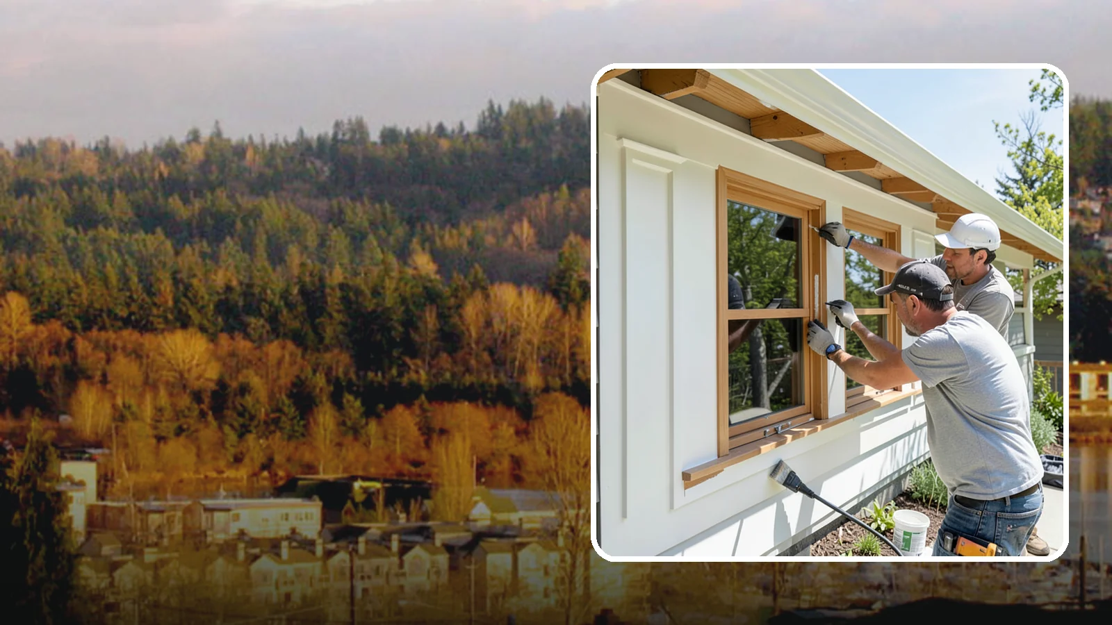 Exterior Trim Painting in Kenmore, King County, WA - Exterior trim painting renews the fascia, soffits, corners, and window casings that outline your home.