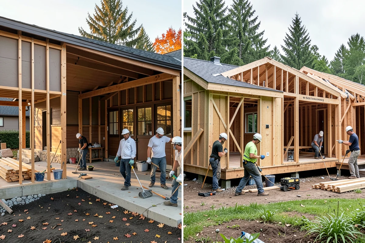 Exterior Trim Painting in Kenmore, King County, WA - Wash and scrape the trim, fascia, and soffits