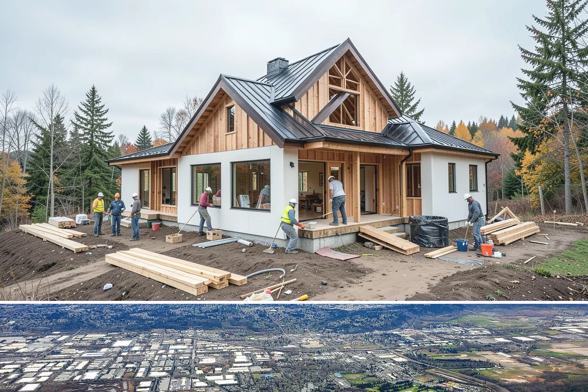Exterior Trim Painting in Kent, King County, WA - Exterior trim painting belongs in the dry season, from late spring to early fall, for proper adhesion and curing.