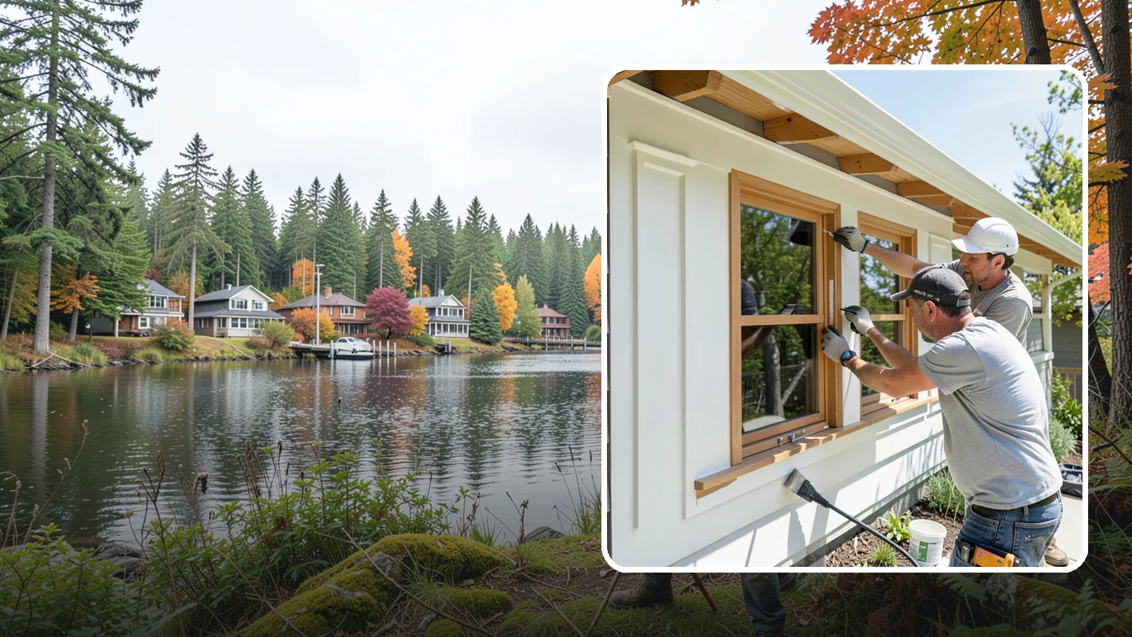 Exterior Trim Painting in La Conner, Skagit County, WA - Exterior trim painting renews the fascia, soffits, corners, and window casings that outline your home.