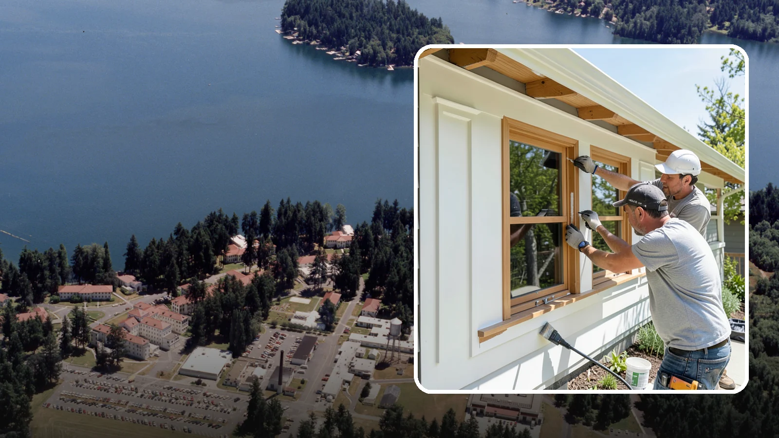 Exterior Trim Painting in Lakewood, Pierce County, WA - Exterior trim painting renews the fascia, soffits, corners, and window casings that outline your home.