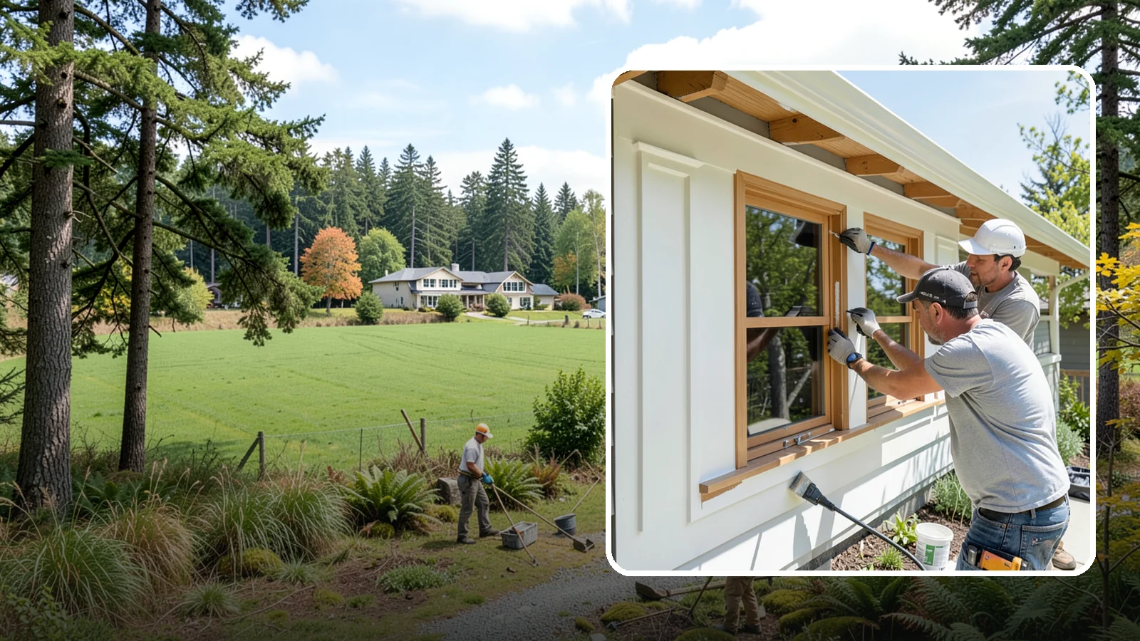Exterior Trim Painting in Lyman, Skagit County, WA - Exterior trim painting renews the fascia, soffits, corners, and window casings that outline your home.