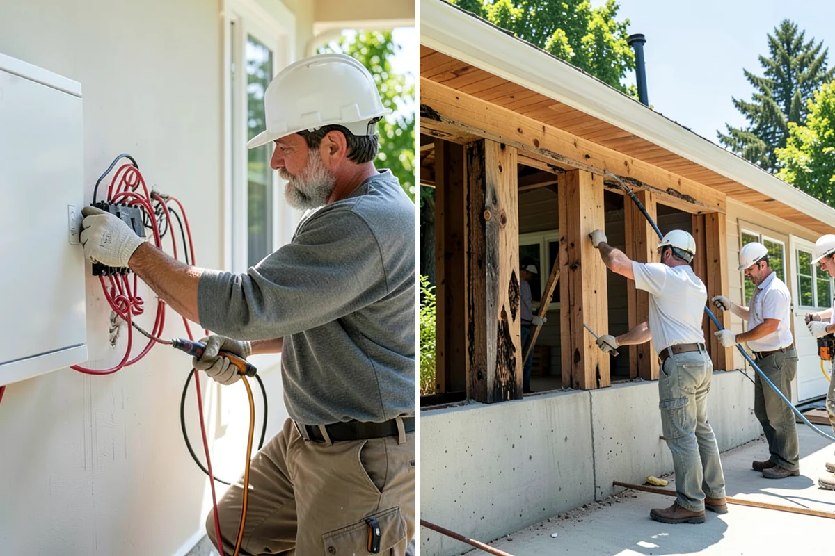 Exterior Trim Painting in Maple Valley, King County, WA - Wash and scrape the trim, fascia, and soffits