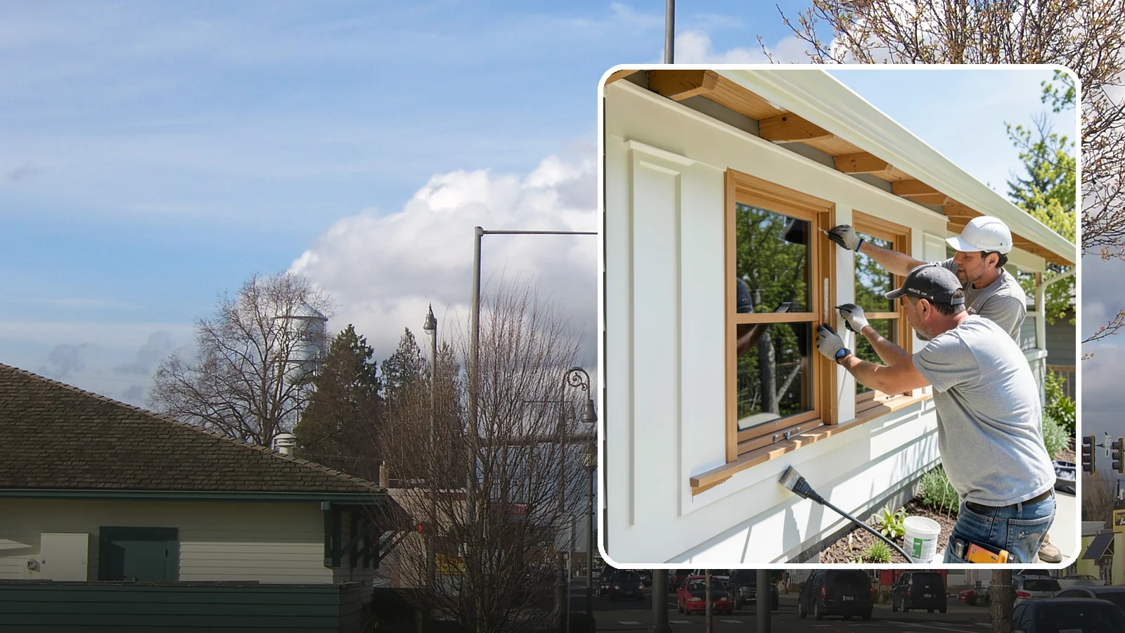 Exterior Trim Painting in Marysville, Snohomish County, WA - Exterior trim painting renews the fascia, soffits, corners, and window casings that outline your home.