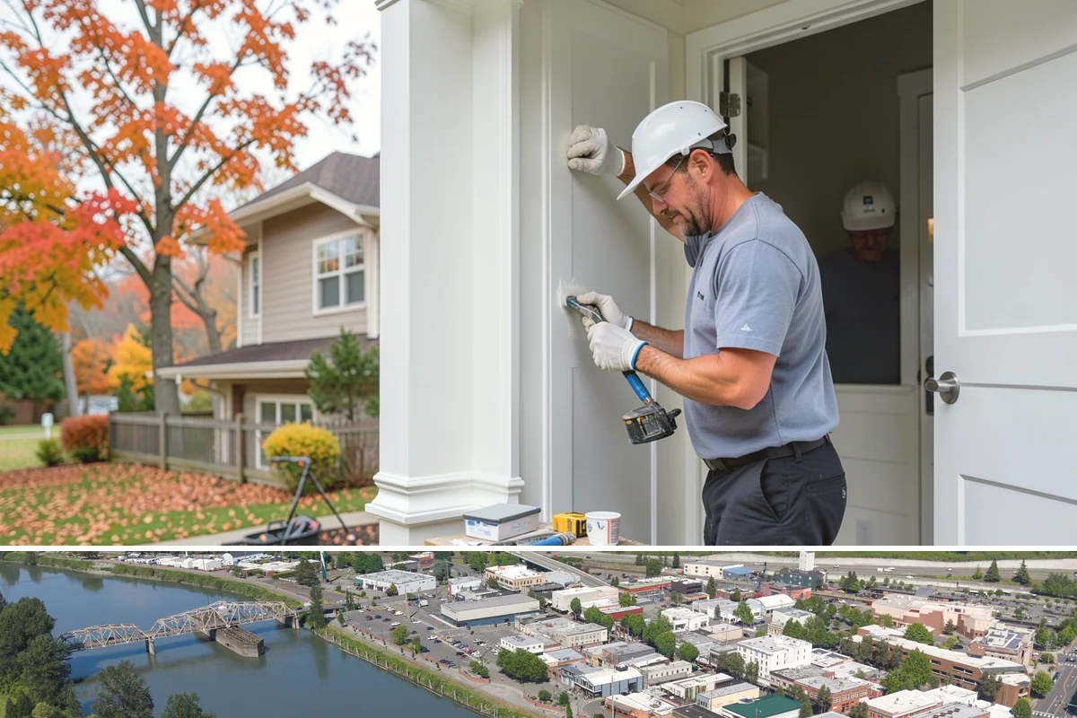 Exterior Trim Painting in Mount Vernon, Skagit County, WA - Exterior trim painting belongs in the dry season, from late spring to early fall, for proper adhesion and curing.