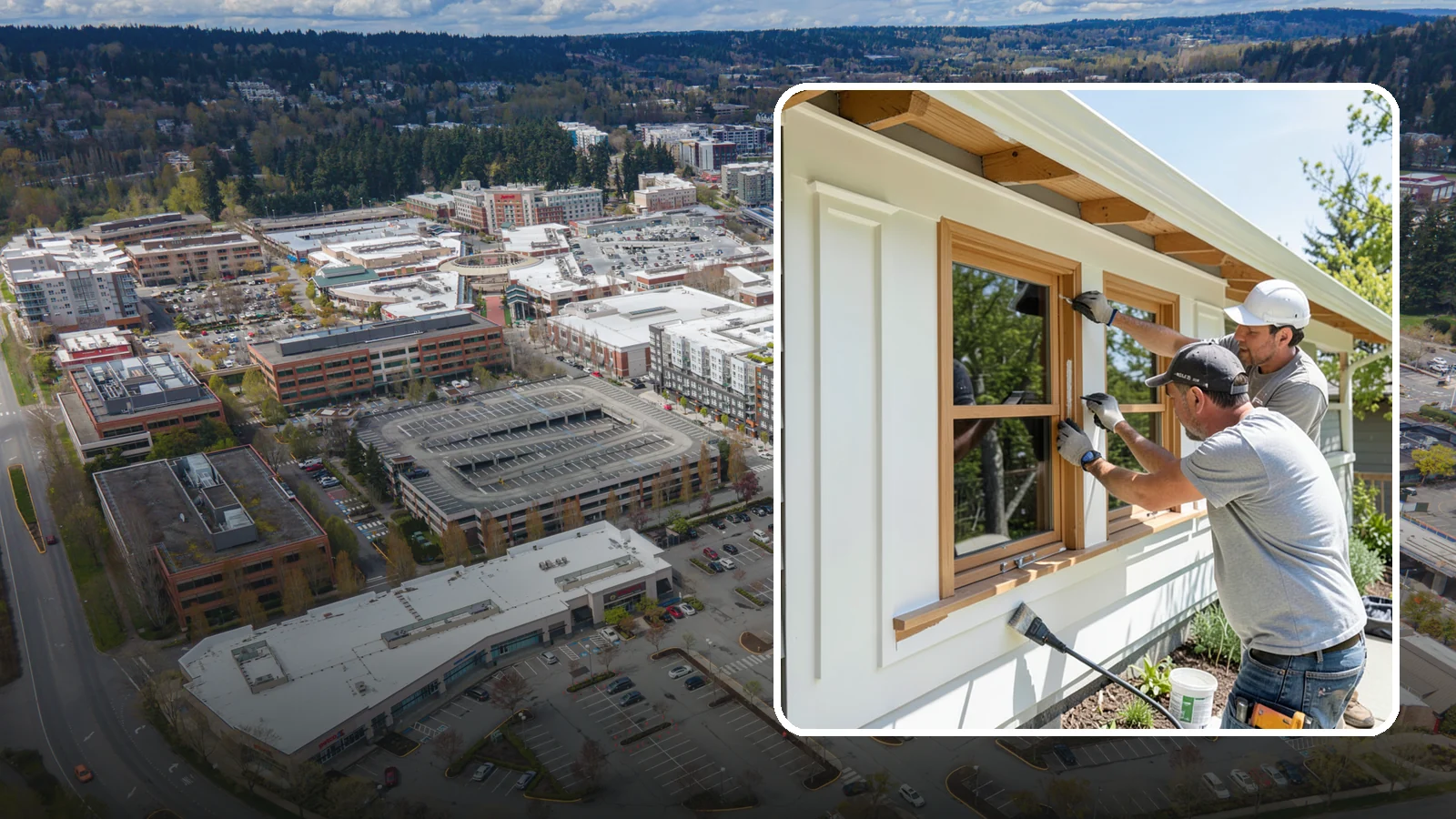 Exterior Trim Painting in Redmond, King County, WA - Exterior trim painting renews the fascia, soffits, corners, and window casings that outline your home.