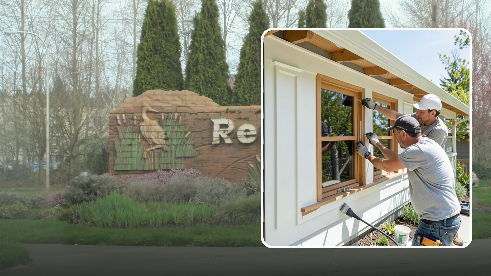 Exterior Trim Painting in Renton, King County, WA - Exterior trim painting renews the fascia, soffits, corners, and window casings that outline your home.