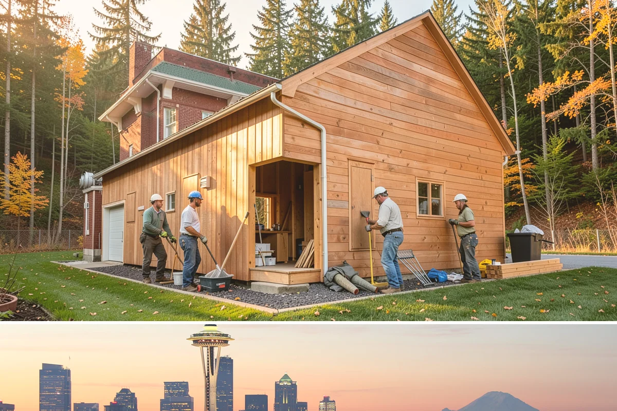 Exterior Trim Painting in Seattle, King County, WA - Exterior trim painting belongs in the dry season, from late spring to early fall, for proper adhesion and curing.