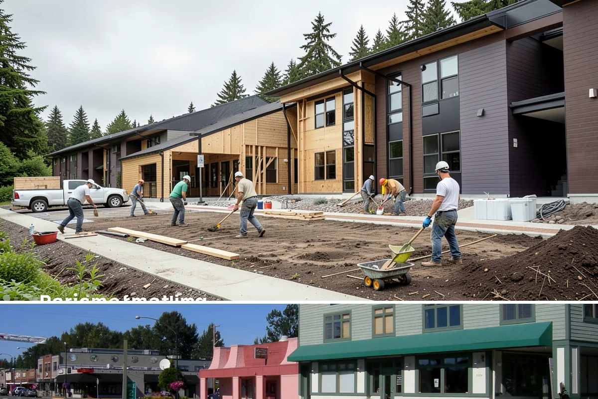 Exterior Trim Painting in Snoqualmie, King County, WA - Exterior trim painting belongs in the dry season, from late spring to early fall, for proper adhesion and curing.