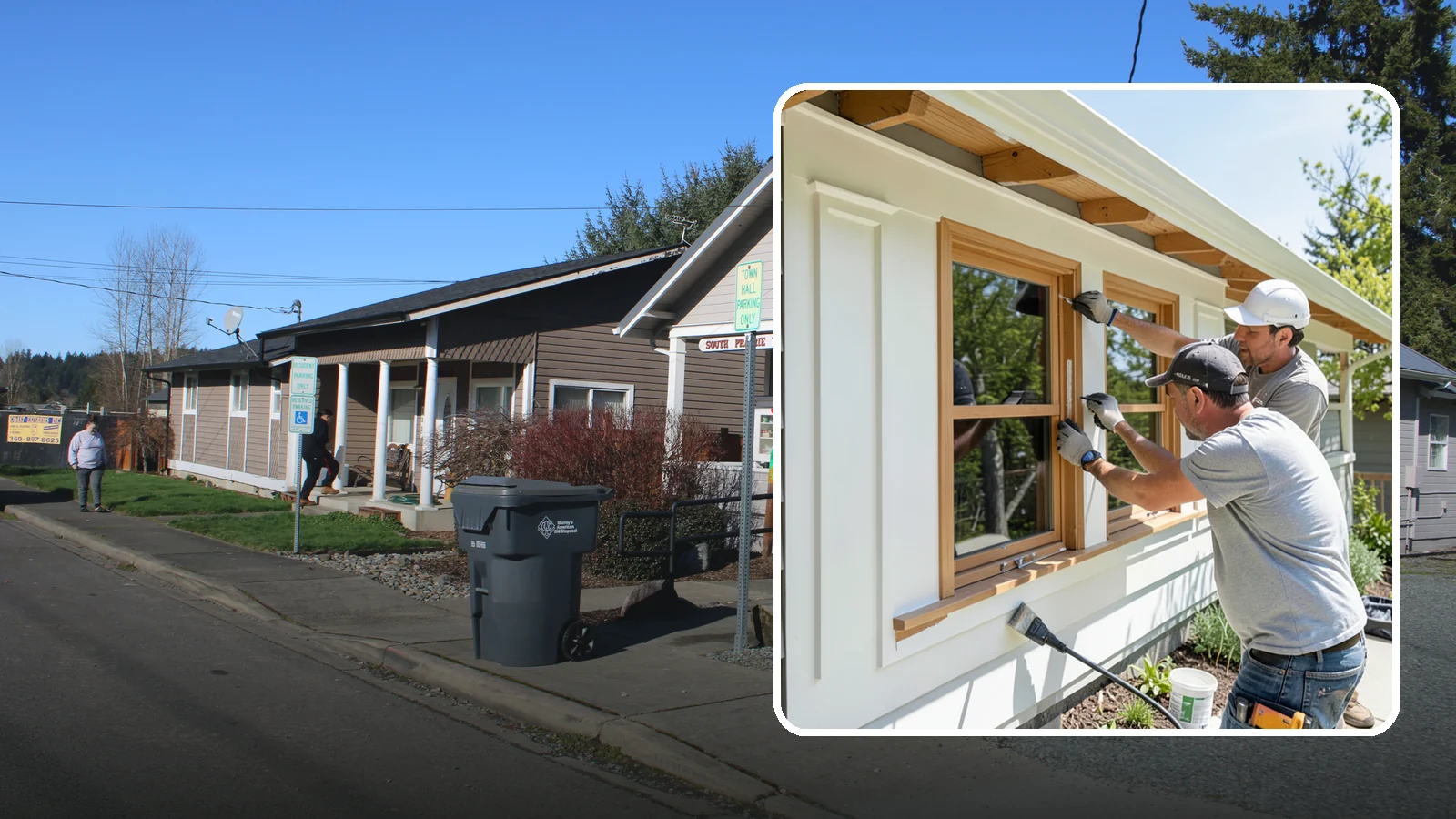 Exterior Trim Painting in South Prairie, Pierce County, WA - Exterior trim painting renews the fascia, soffits, corners, and window casings that outline your home.