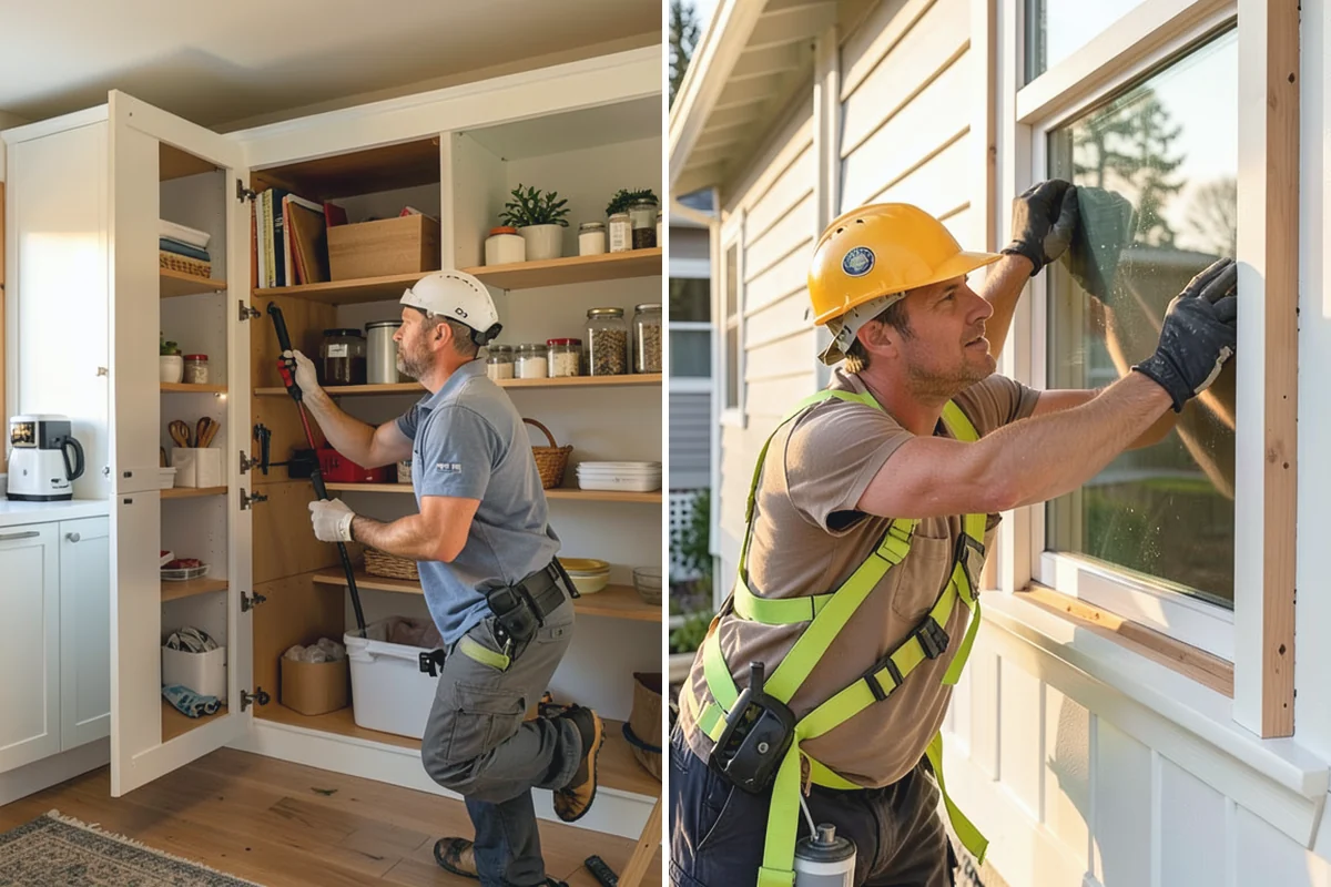 Exterior Trim Painting in South Prairie, Pierce County, WA - Wash and scrape the trim, fascia, and soffits