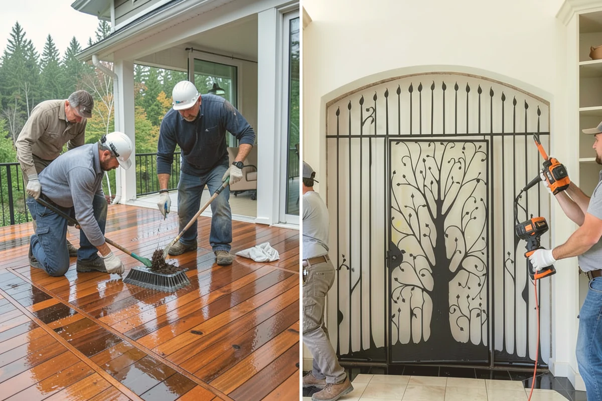 Exterior Trim Painting in Stanwood, Snohomish County, WA - Wash and scrape the trim, fascia, and soffits