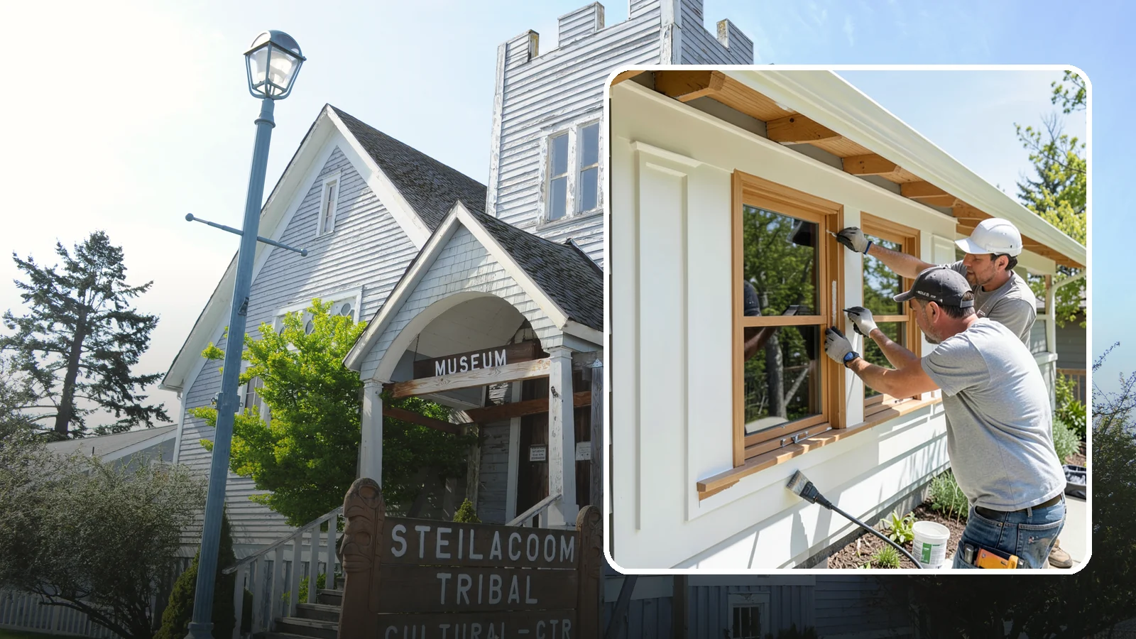 Exterior Trim Painting in Steilacoom, Pierce County, WA - Exterior trim painting renews the fascia, soffits, corners, and window casings that outline your home.