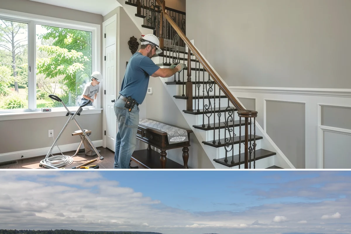 Exterior Trim Painting in University Place, Pierce County, WA - Exterior trim painting belongs in the dry season, from late spring to early fall, for proper adhesion and curing.