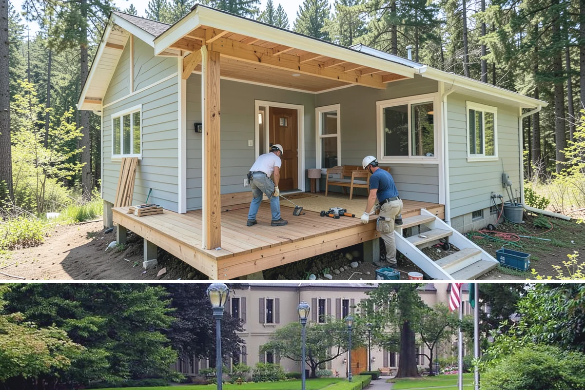 Exterior Trim Painting in Woodinville, King County, WA - Exterior trim painting belongs in the dry season, from late spring to early fall, for proper adhesion and curing.