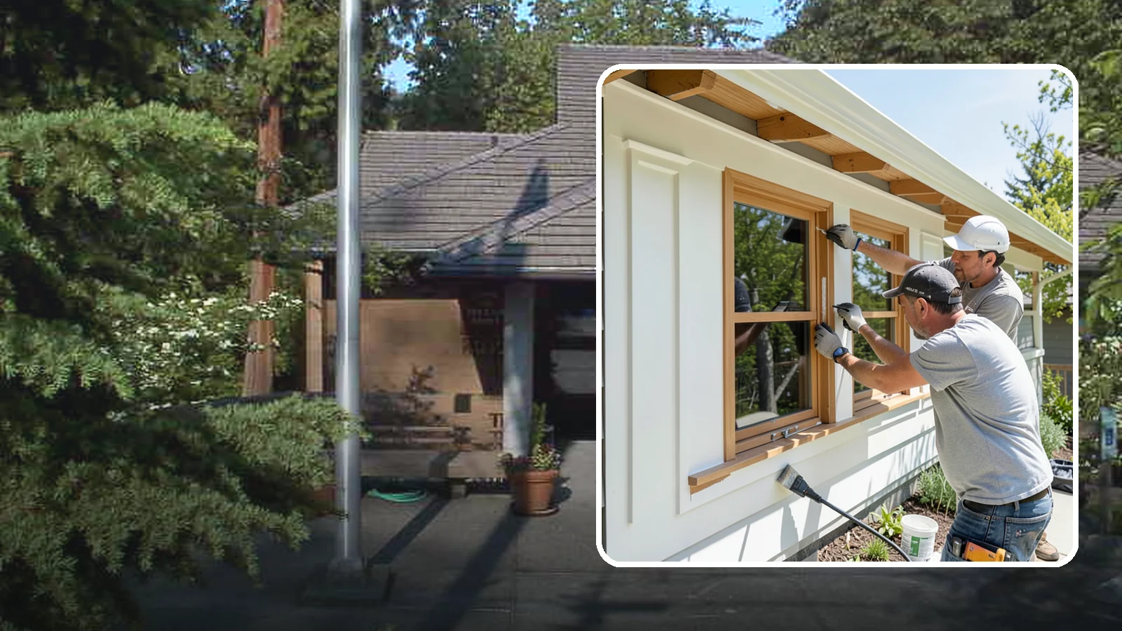 Exterior Trim Painting in Yarrow Point, King County, WA - Exterior trim painting renews the fascia, soffits, corners, and window casings that outline your home.