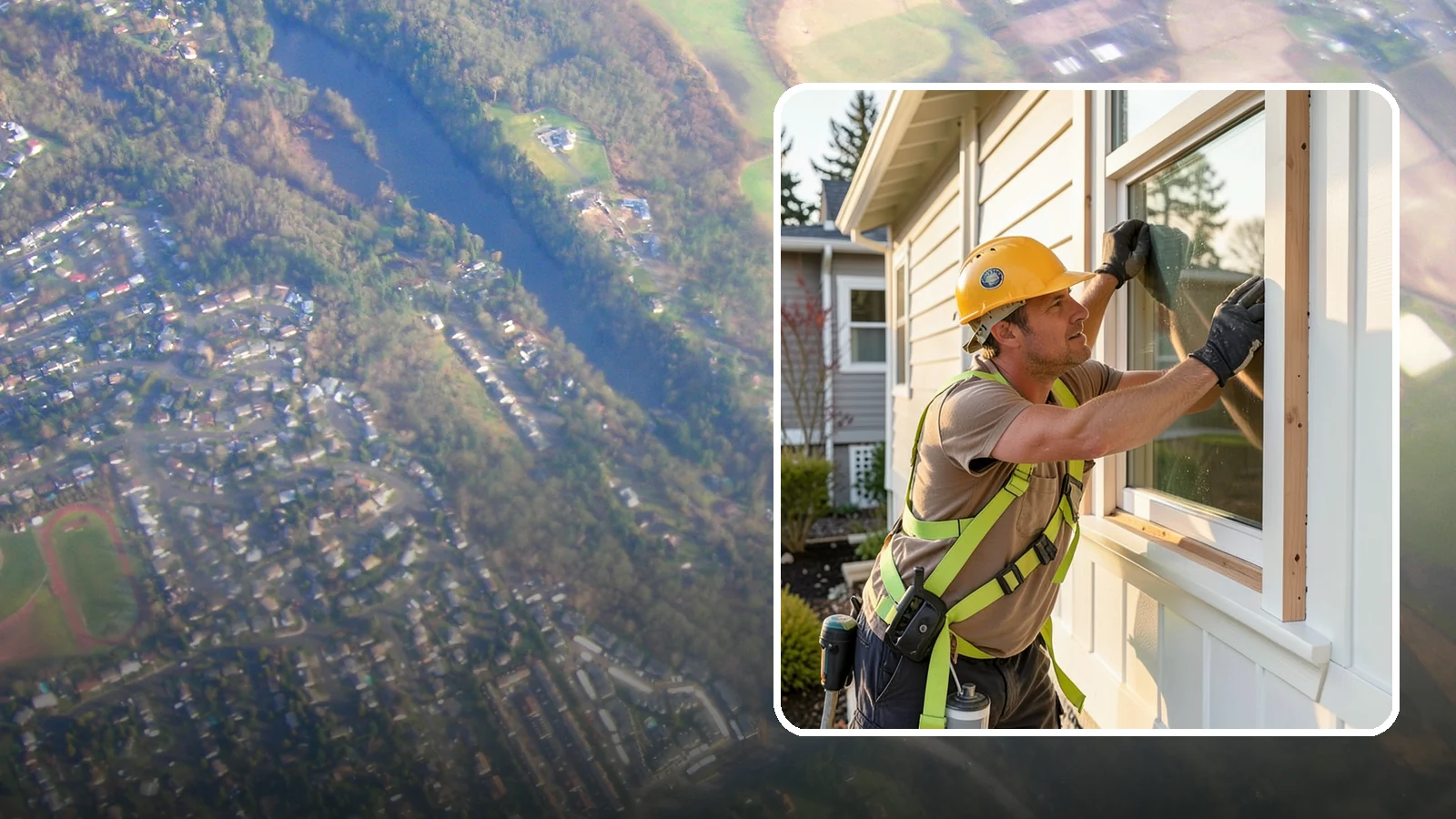 Exterior Trim Repair in Algona, King County, WA - Exterior trim repair that restores weathered molding around windows, doors, and corners.