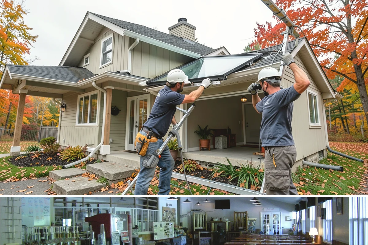 Exterior Trim Repair in Black Diamond, King County, WA - Dry conditions are important so repairs seal and cure properly.