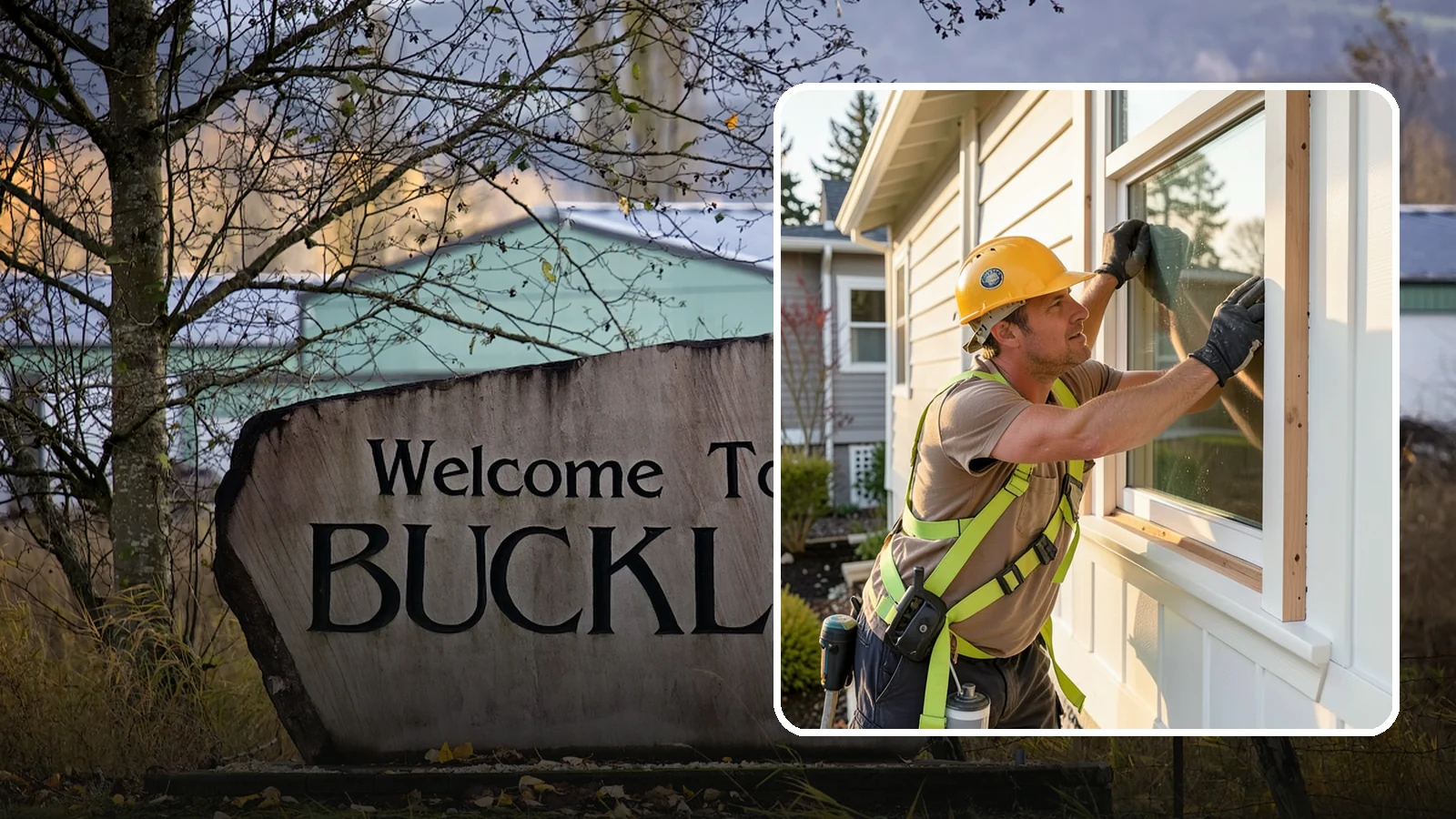 Exterior Trim Repair in Buckley, Pierce County, WA - Exterior trim repair that restores weathered molding around windows, doors, and corners.