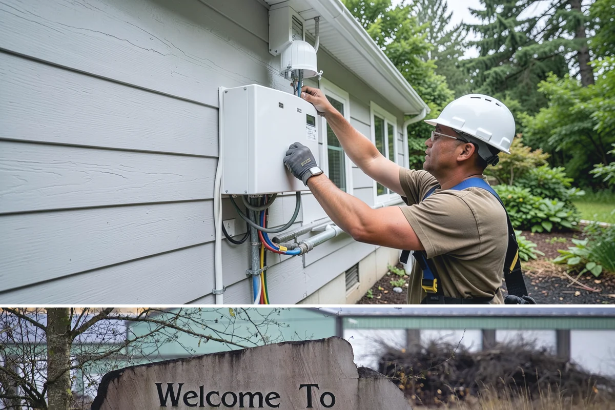 Exterior Trim Repair in Buckley, Pierce County, WA - Dry conditions are important so repairs seal and cure properly.
