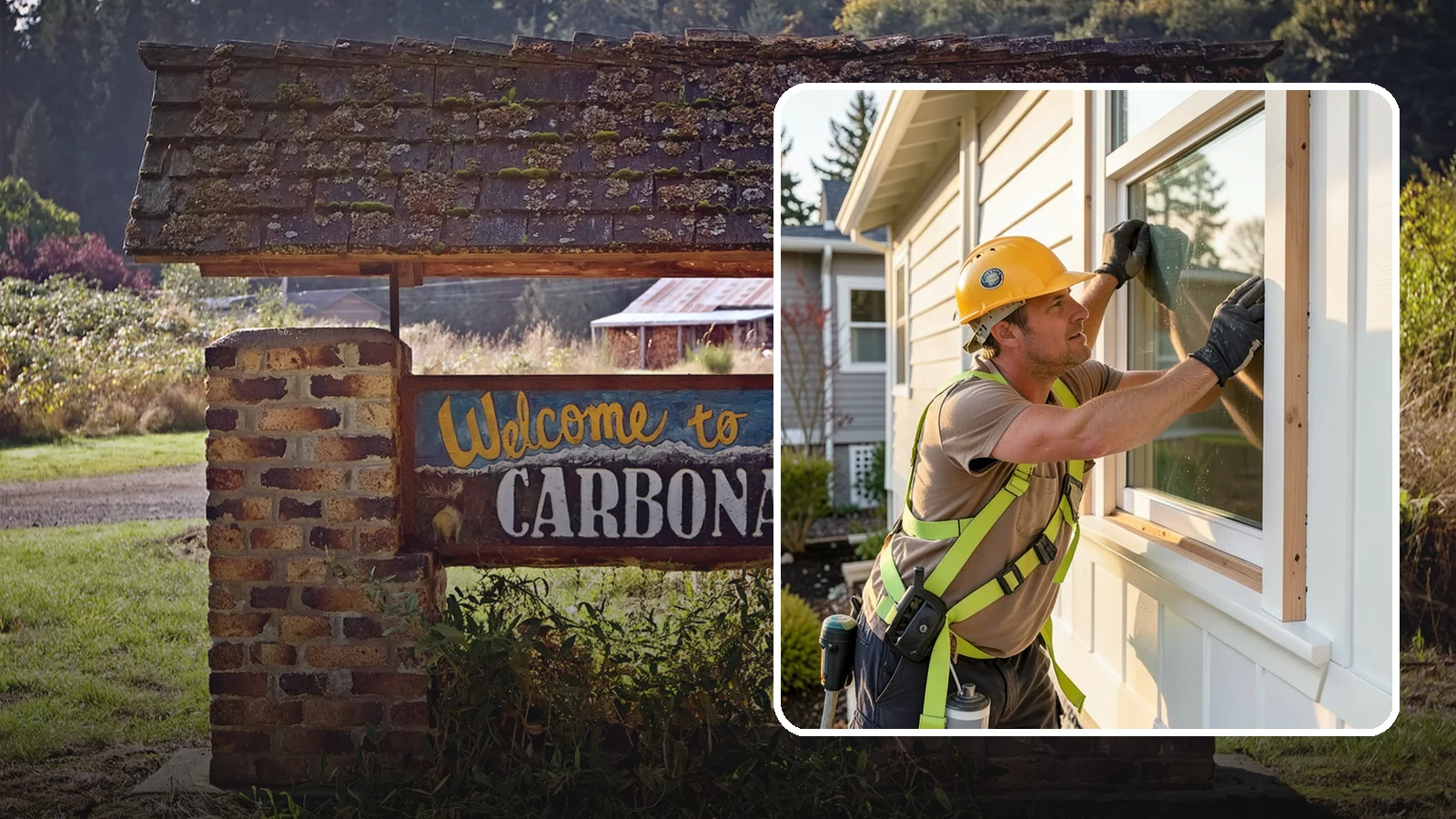 Exterior Trim Repair in Carbonado, Pierce County, WA - Exterior trim repair that restores weathered molding around windows, doors, and corners.