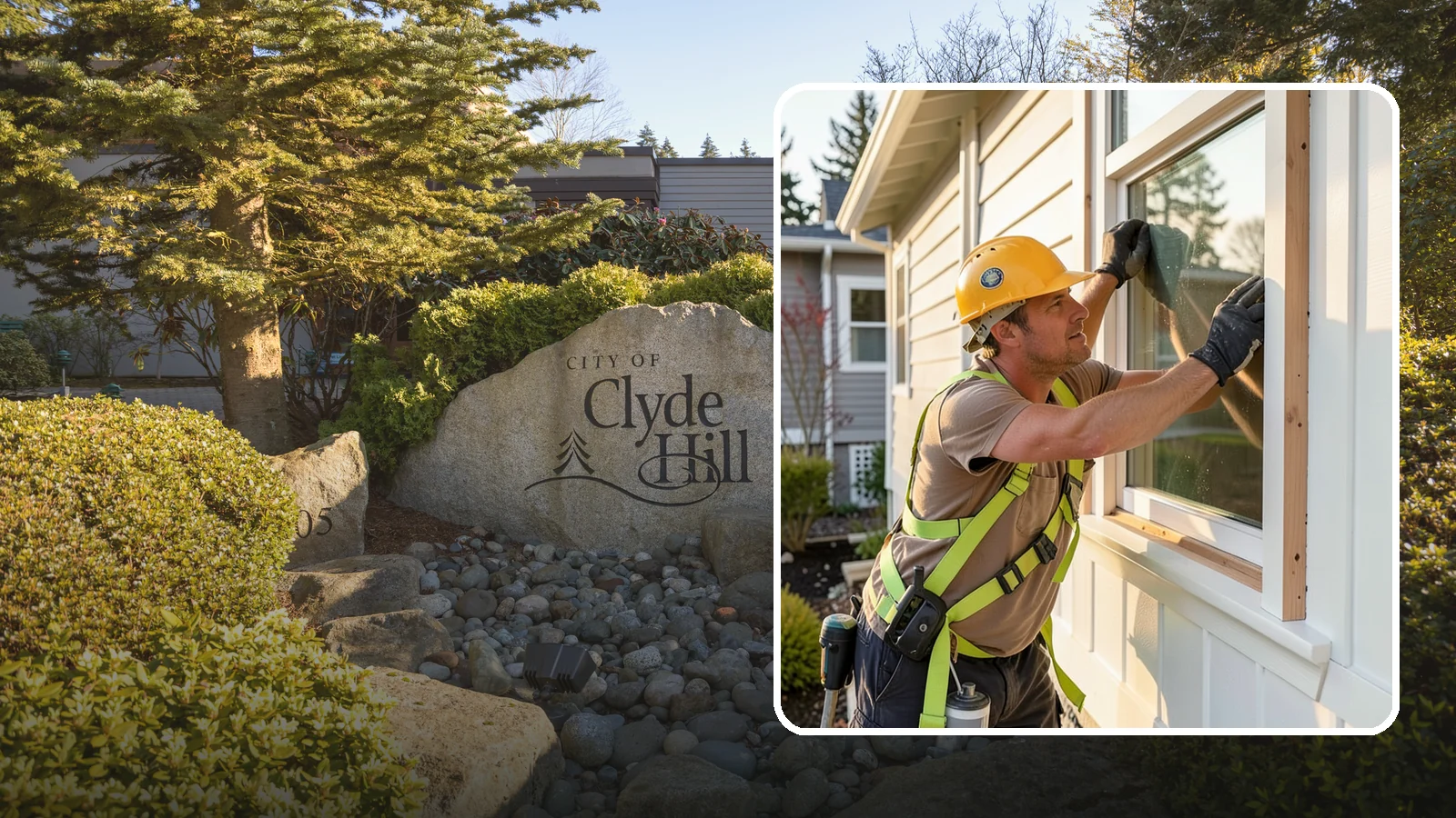 Exterior Trim Repair in Clyde Hill, King County, WA - Exterior trim repair that restores weathered molding around windows, doors, and corners.