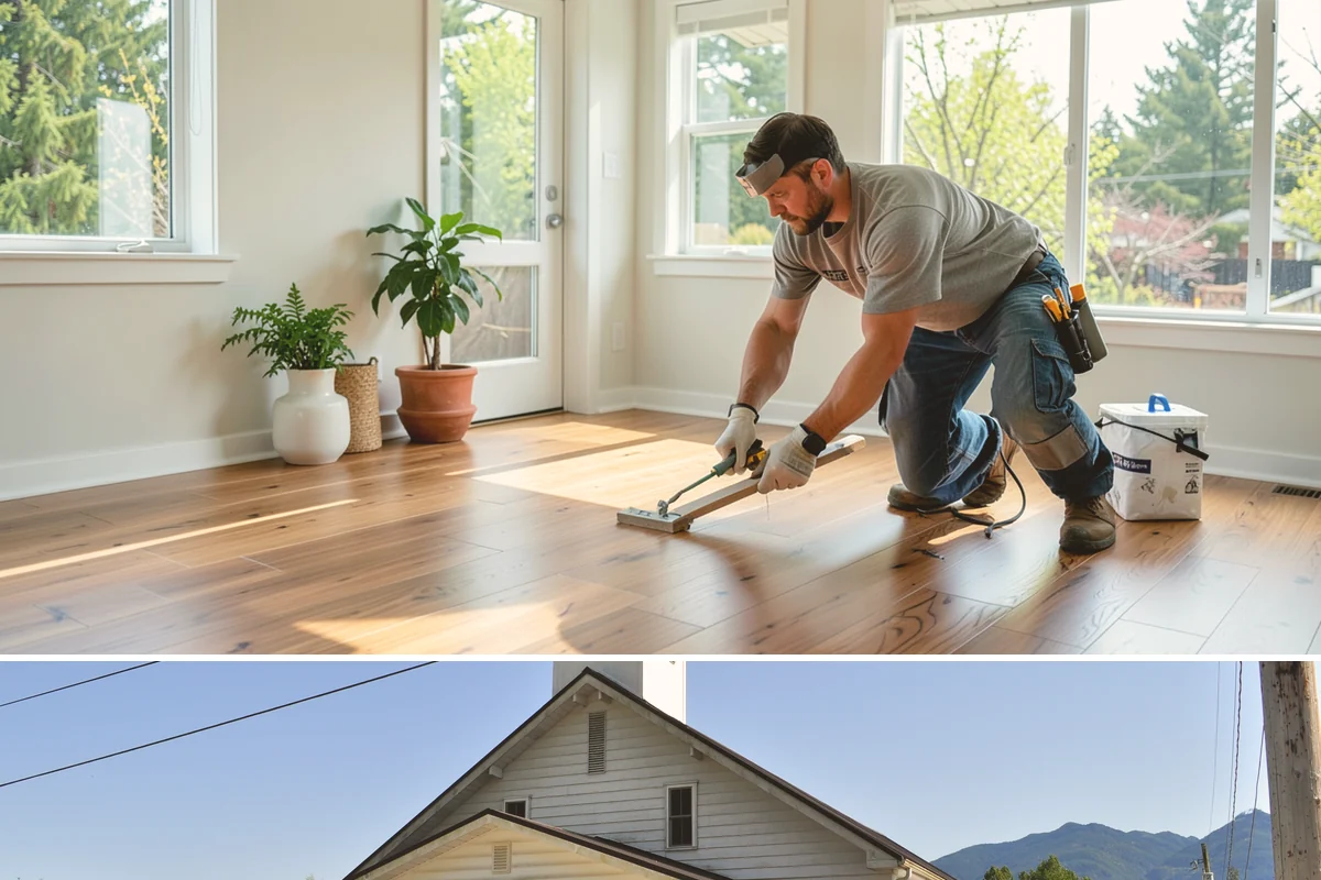 Exterior Trim Repair in Concrete, Skagit County, WA - Dry conditions are important so repairs seal and cure properly.