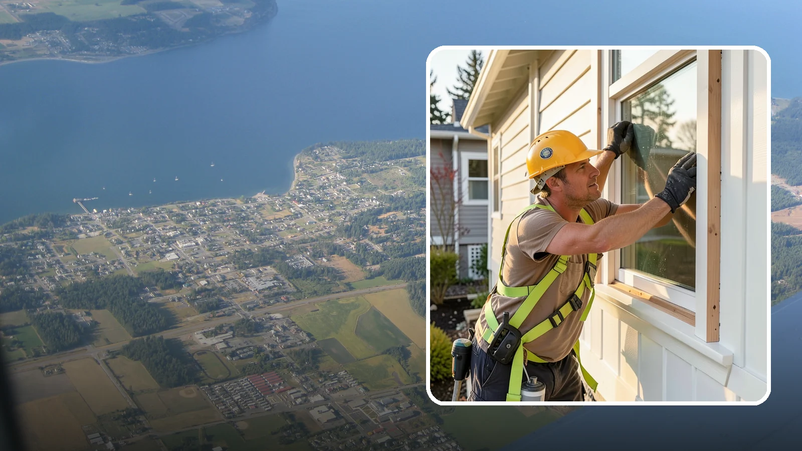 Exterior Trim Repair in Coupeville, Island County, WA - Exterior trim repair that restores weathered molding around windows, doors, and corners.