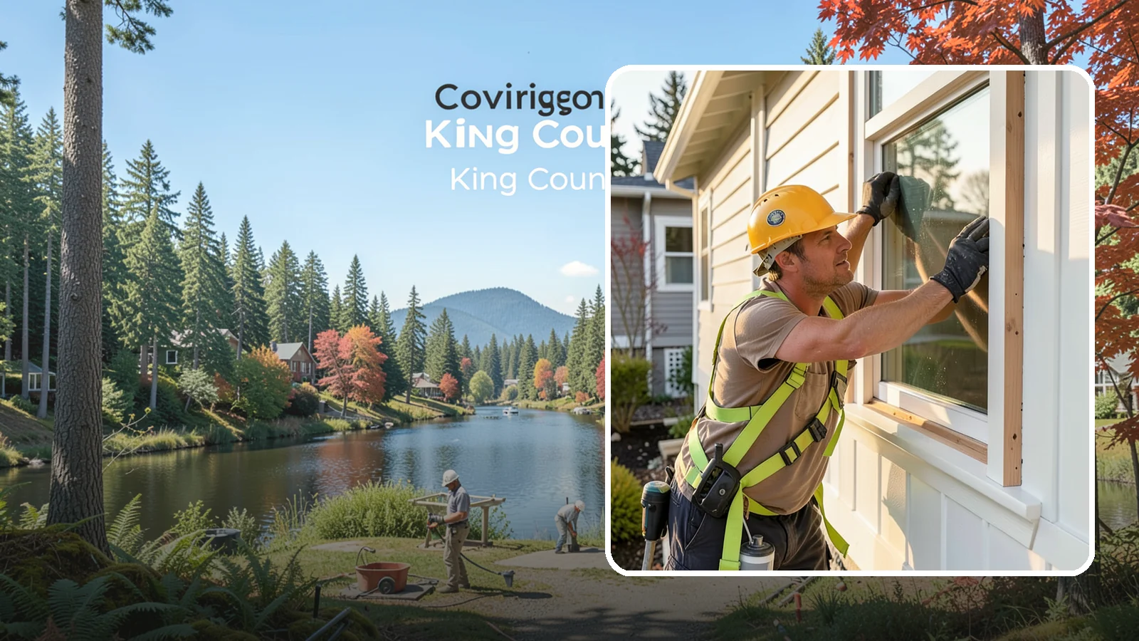 Exterior Trim Repair in Covington, King County, WA - Exterior trim repair that restores weathered molding around windows, doors, and corners.