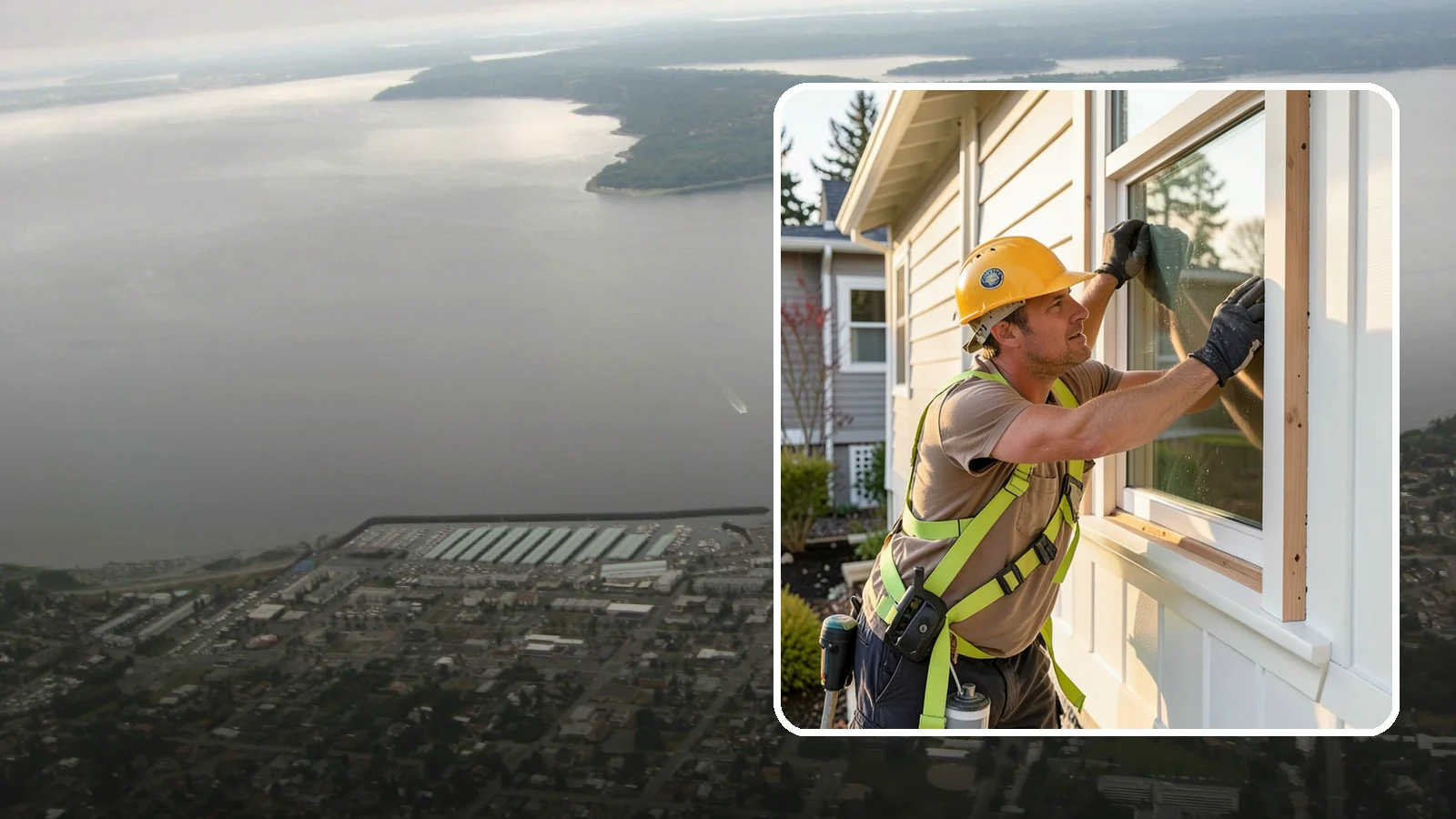 Exterior Trim Repair in Des Moines, King County, WA - Exterior trim repair that restores weathered molding around windows, doors, and corners.