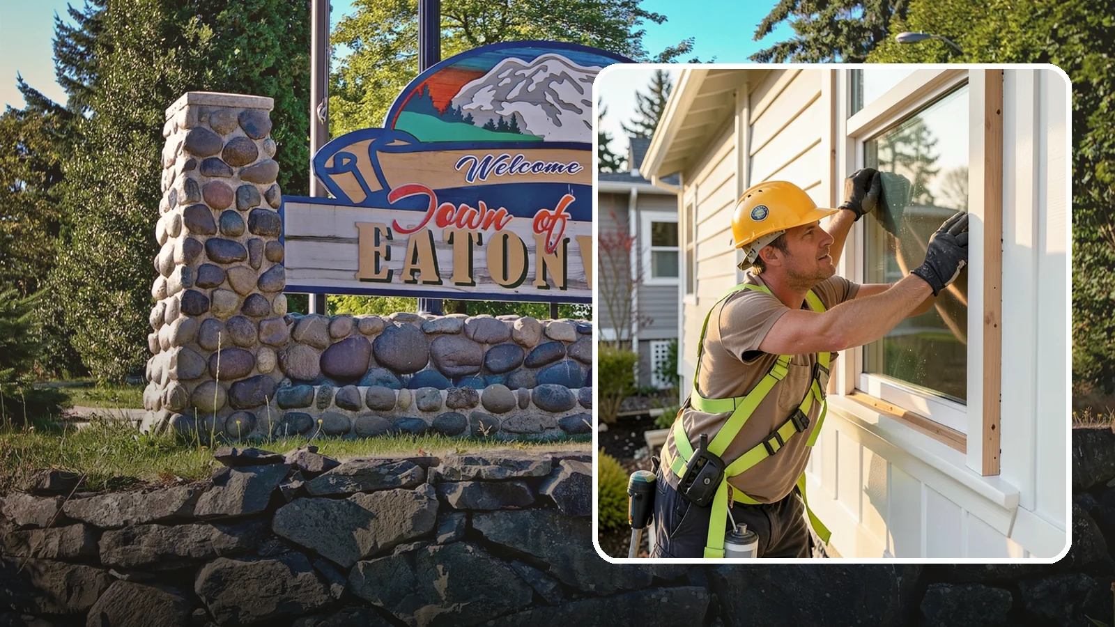 Exterior Trim Repair in Eatonville, Pierce County, WA - Exterior trim repair that restores weathered molding around windows, doors, and corners.
