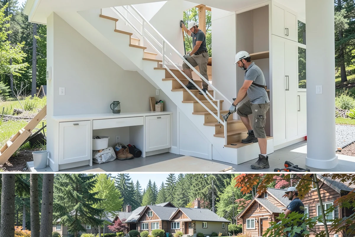 Exterior Trim Repair in Edgewood, Pierce County, WA - Dry conditions are important so repairs seal and cure properly.