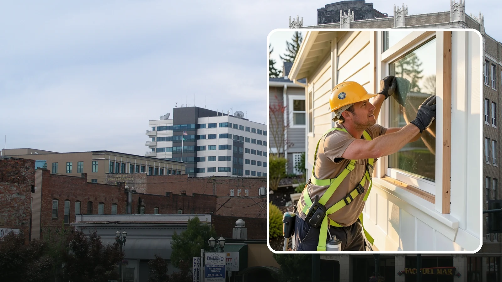 Exterior Trim Repair in Everett, Snohomish County, WA - Exterior trim repair that restores weathered molding around windows, doors, and corners.