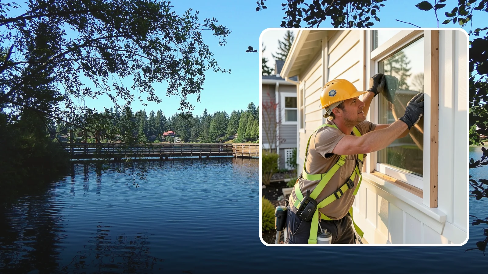 Exterior Trim Repair in Federal Way, King County, WA - Exterior trim repair that restores weathered molding around windows, doors, and corners.
