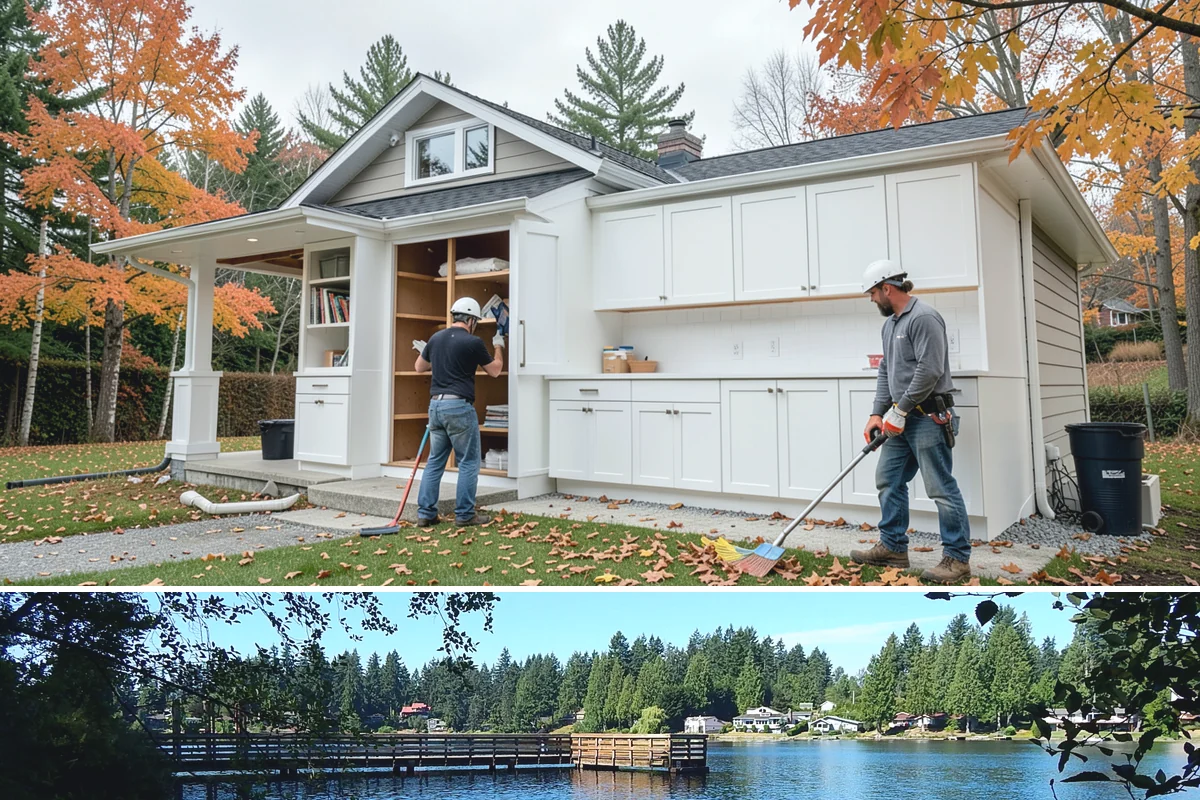 Exterior Trim Repair in Federal Way, King County, WA - Dry conditions are important so repairs seal and cure properly.