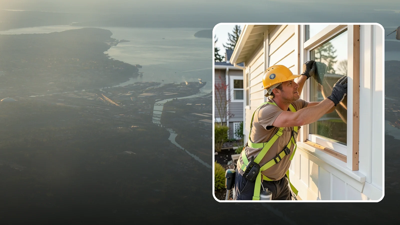Exterior Trim Repair in Fife, Pierce County, WA - Exterior trim repair that restores weathered molding around windows, doors, and corners.