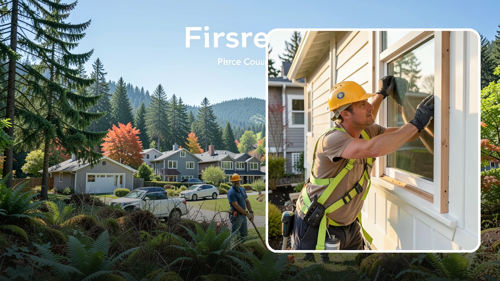 Exterior Trim Repair in Fircrest, Pierce County, WA - Exterior trim repair that restores weathered molding around windows, doors, and corners.