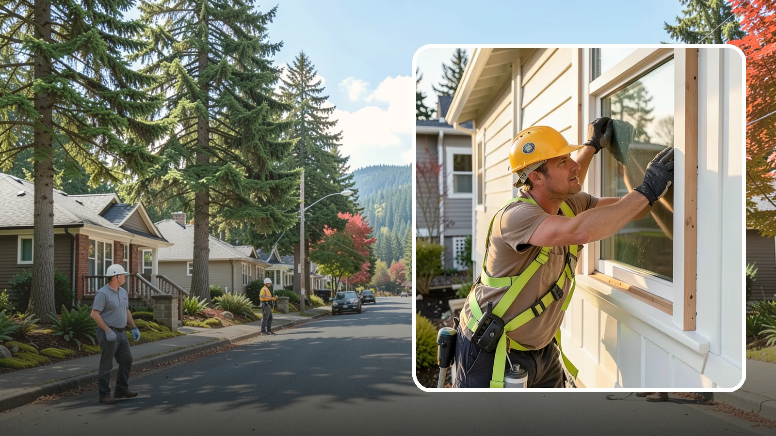 Exterior Trim Repair in Hunts Point, King County, WA - Exterior trim repair that restores weathered molding around windows, doors, and corners.
