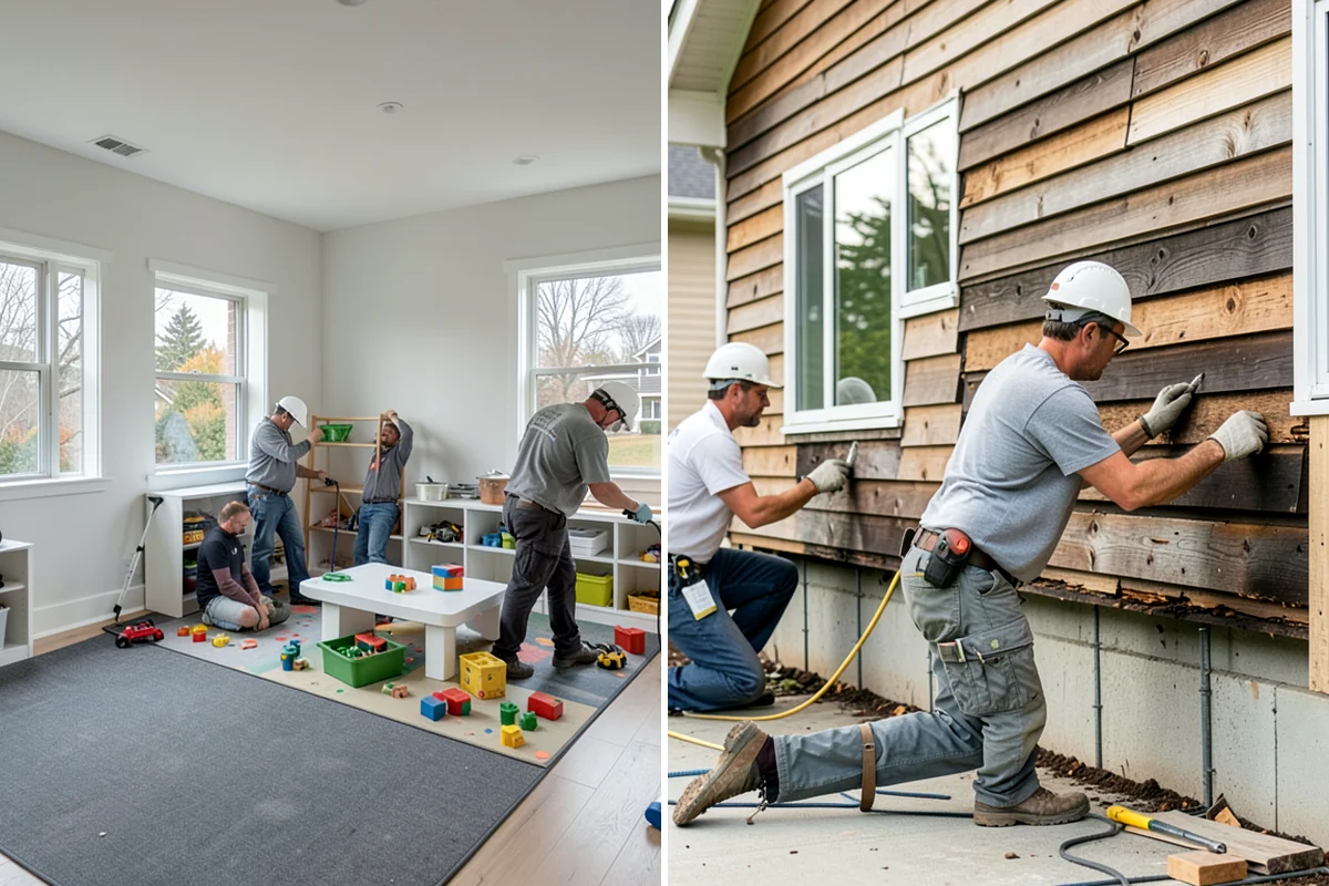 Exterior Trim Repair in Hunts Point, King County, WA - Inspect trim for rot, cracks, and seal failure